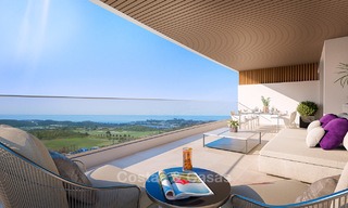 Nouveaux appartements de golf, modernes avec vue sur mer à vendre dans un complexe de luxe à La Cala, Mijas, Costa del Sol 8970 