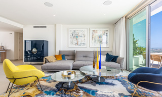 Nouveaux appartements de golf, modernes avec vue sur mer à vendre dans un complexe de luxe à La Cala, Mijas, Costa del Sol 39681 