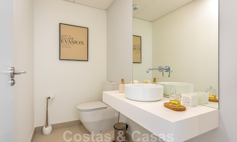 Nouveaux appartements de golf, modernes avec vue sur mer à vendre dans un complexe de luxe à La Cala, Mijas, Costa del Sol 39689