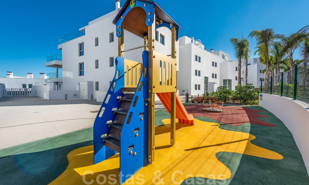 Nouveaux appartements de golf, modernes avec vue sur mer à vendre dans un complexe de luxe à La Cala, Mijas, Costa del Sol 39698