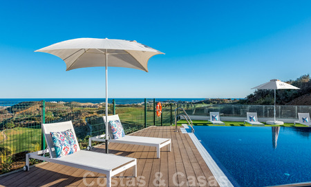 Nouveaux appartements de golf, modernes avec vue sur mer à vendre dans un complexe de luxe à La Cala, Mijas, Costa del Sol 39701
