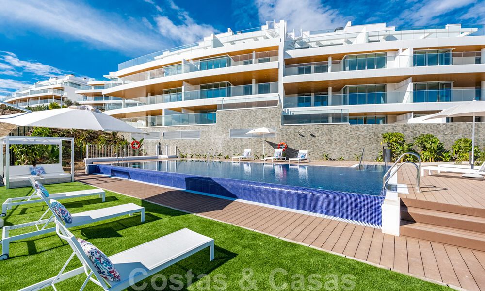 Nouveaux appartements de golf, modernes avec vue sur mer à vendre dans un complexe de luxe à La Cala, Mijas, Costa del Sol 39706