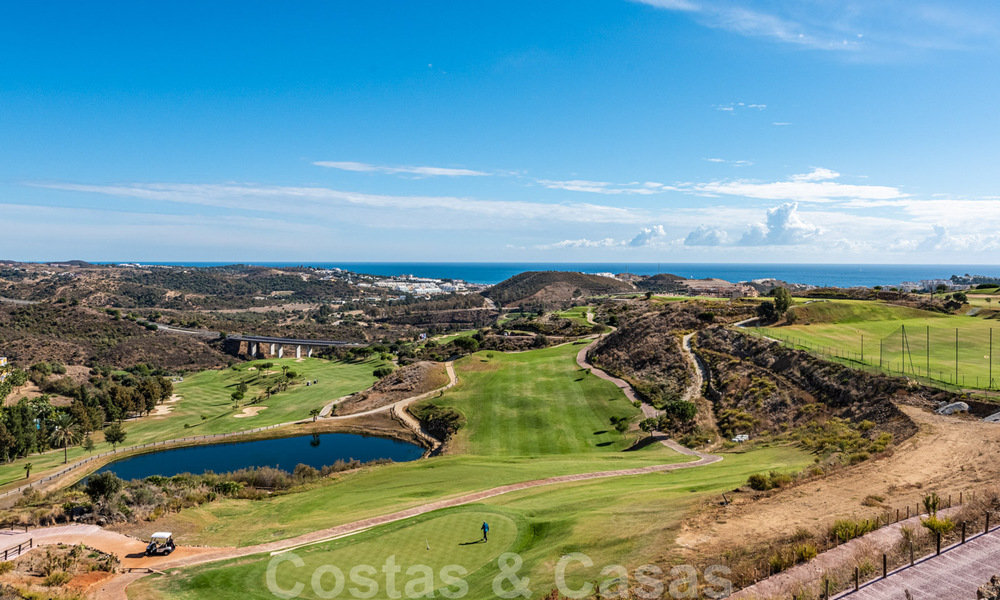 Nouveaux appartements de golf, modernes avec vue sur mer à vendre dans un complexe de luxe à La Cala, Mijas, Costa del Sol 39707