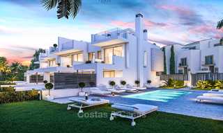 Maisons de ville contemporaines attrayantes à vendre, côté plage - Estepona, Costa del Sol 7794 