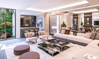 Villas de luxe contemporaines exquises à vendre, Nueva Andalucia, Marbella 7836 