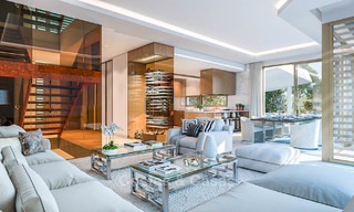 Villas de luxe contemporaines exquises à vendre, Nueva Andalucia, Marbella 7849 
