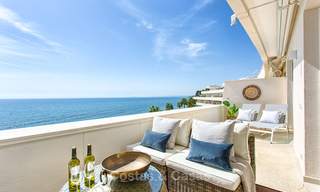 Superbe penthouse de plage avec piscine privée chauffée à vendre dans un complexe de luxe sur le New Golden Mile, Marbella - Estepona 7871 