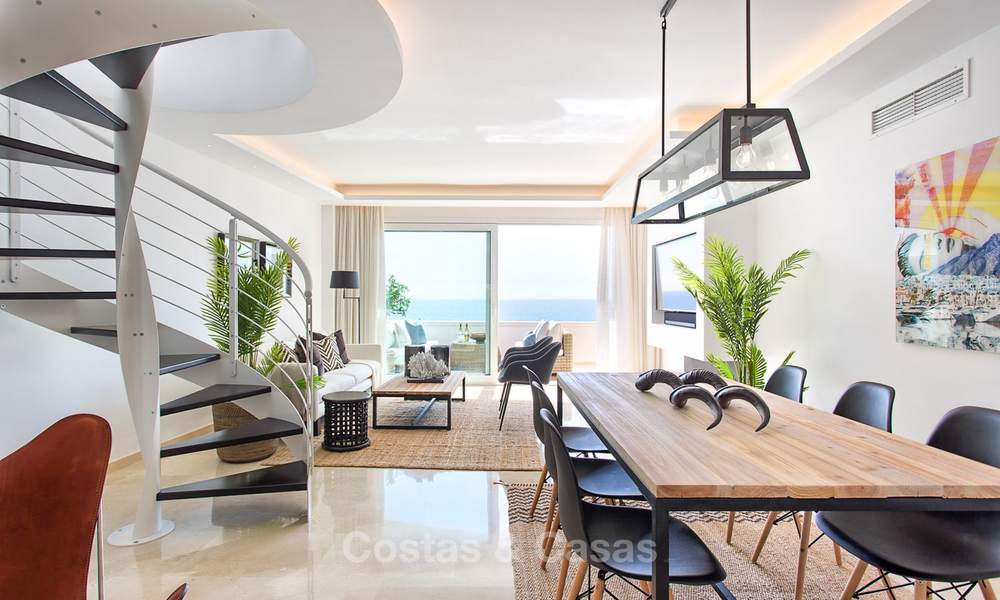 Superbe penthouse de plage avec piscine privée chauffée à vendre dans un complexe de luxe sur le New Golden Mile, Marbella - Estepona 7874