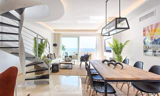 Superbe penthouse de plage avec piscine privée chauffée à vendre dans un complexe de luxe sur le New Golden Mile, Marbella - Estepona 7874 