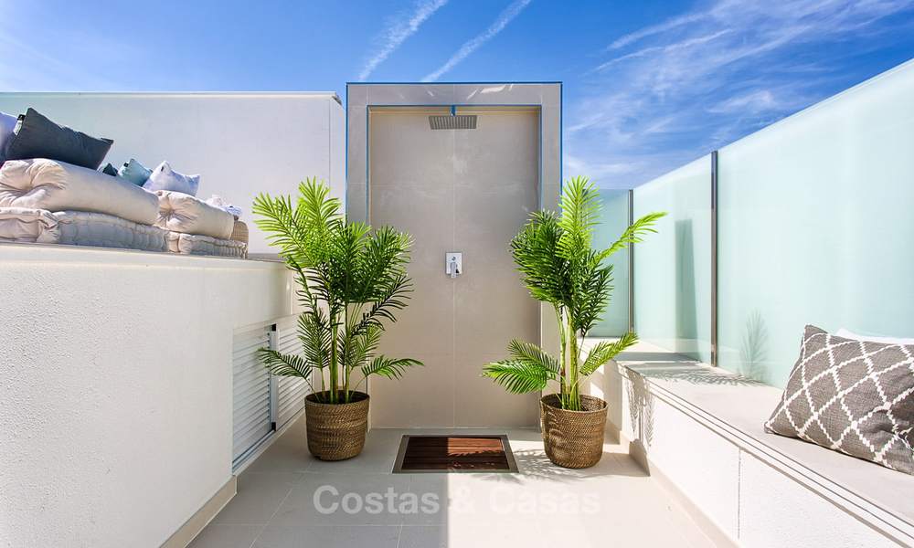Superbe penthouse de plage avec piscine privée chauffée à vendre dans un complexe de luxe sur le New Golden Mile, Marbella - Estepona 7879