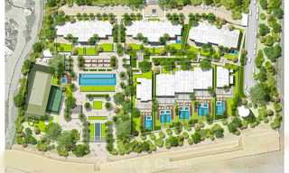Nouvelles villas de luxe en première ligne de plage à vendre dans un complexe exclusif, New Golden Mile, Marbella 7901 