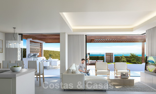 Nouvelles villas de luxe en première ligne de plage à vendre dans un complexe exclusif, New Golden Mile, Marbella 40486 