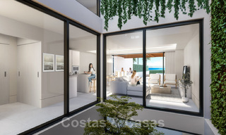 Nouvelles villas de luxe en première ligne de plage à vendre dans un complexe exclusif, New Golden Mile, Marbella 40489 