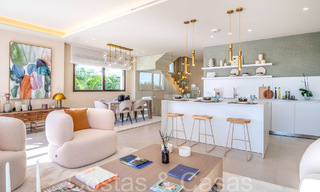 Nouvelles villas de luxe en première ligne de plage à vendre dans un complexe exclusif, New Golden Mile, Marbella 69860 