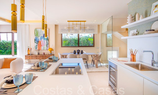 Nouvelles villas de luxe en première ligne de plage à vendre dans un complexe exclusif, New Golden Mile, Marbella 69862 