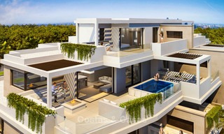 Appartements de luxe en première ligne de plage à vendre dans un complexe exclusif, New Golden Mile, Marbella 7924 