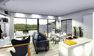 Nouvelles villas contemporaines en première ligne de golf à vendre, Mijas, Costa del Sol 8019 