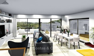 Nouvelles villas contemporaines en première ligne de golf à vendre, Mijas, Costa del Sol 8020 