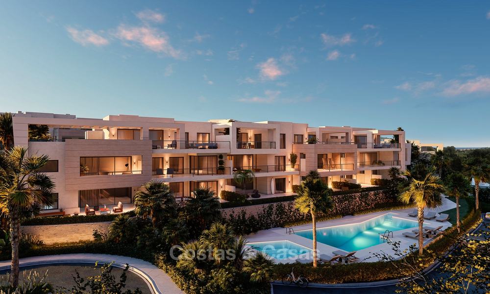 Superbes appartements modernes à vendre dans un nouveau complexe exclusif, directement sur un golf, Casares, Costa del Sol 8028