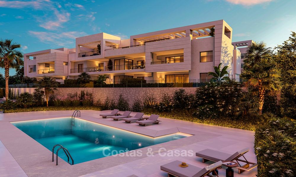 Superbes appartements modernes à vendre dans un nouveau complexe exclusif, directement sur un golf, Casares, Costa del Sol 8030
