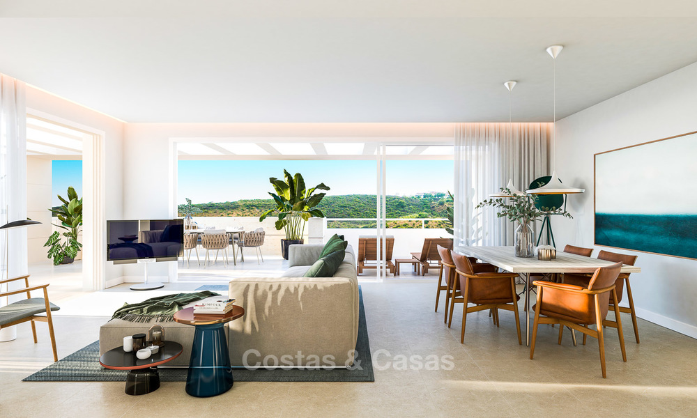 Superbes appartements modernes à vendre dans un nouveau complexe exclusif, directement sur un golf, Casares, Costa del Sol 8031