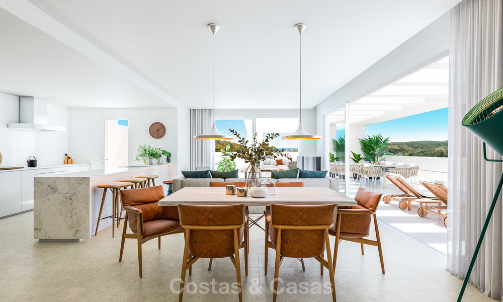 Superbes appartements modernes à vendre dans un nouveau complexe exclusif, directement sur un golf, Casares, Costa del Sol 8037