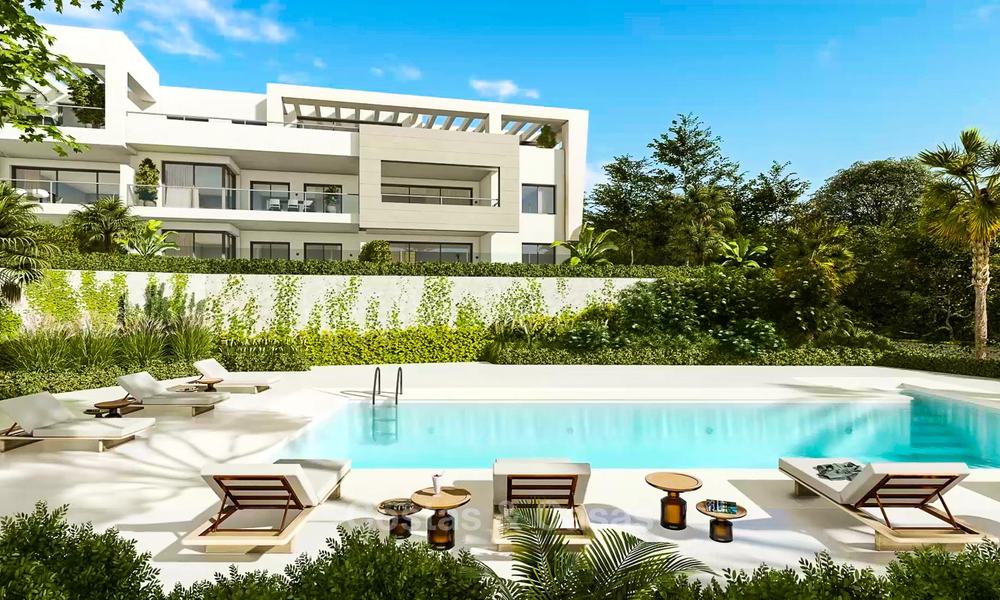 Superbes appartements modernes à vendre dans un nouveau complexe exclusif, directement sur un golf, Casares, Costa del Sol 8041