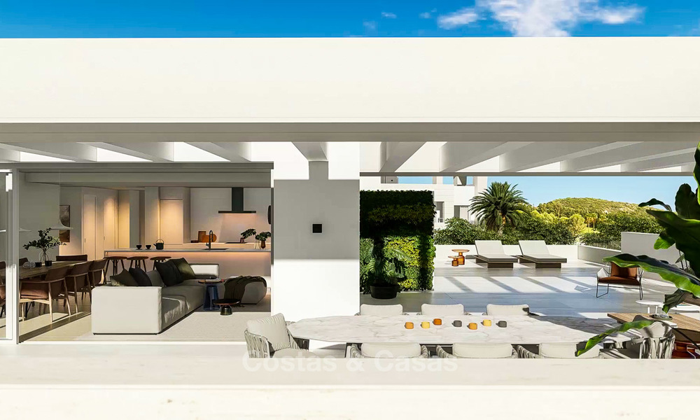 Superbes appartements modernes à vendre dans un nouveau complexe exclusif, directement sur un golf, Casares, Costa del Sol 8042