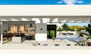 Superbes appartements modernes à vendre dans un nouveau complexe exclusif, directement sur un golf, Casares, Costa del Sol 8042 