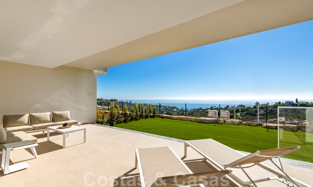 Appartements neufs et modernes avec vue imprenable sur la mer à vendre, Manilva, Costa del Sol 23760