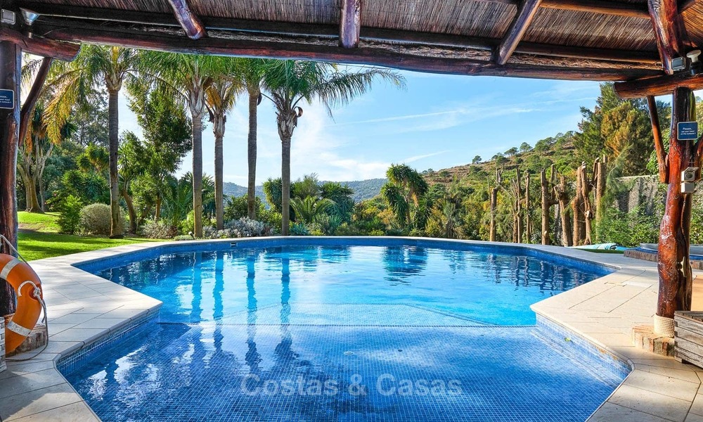 Spacieuse villa de campagne dans un cadre naturel unique à vendre, Casares, Costa del Sol 8131