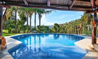 Spacieuse villa de campagne dans un cadre naturel unique à vendre, Casares, Costa del Sol 8131 