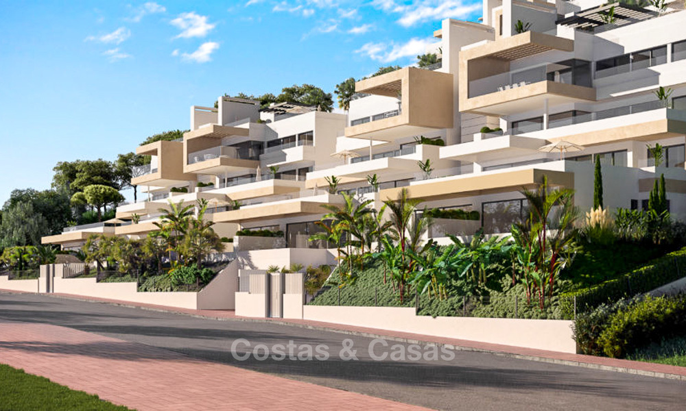 A vendre, appartements élégants et spacieux, à distance de marche de la plage et des commodités, Estepona 8067