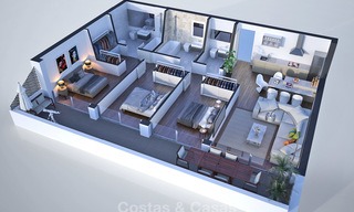 Nouveaux appartements modernes à prix attractifs à vendre, à quelques pas de la plage et des commodités, Estepona 8175 