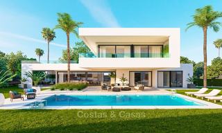 Nouvelle villa impressionnante de luxe, style contemporaine à vendre, Nueva Andalucia, Marbella 8203 