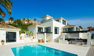Fantastique villa de luxe rénovée avec vue sur la mer à vendre, proche de la vallée du golf, Nueva Andalucía, Marbella 8217 