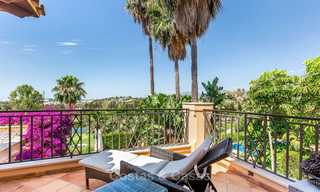 Spacieuse et luxueuse villa de style traditionnel à vendre, en première ligne de golf, Nueva Andalucía, Marbella 8247 