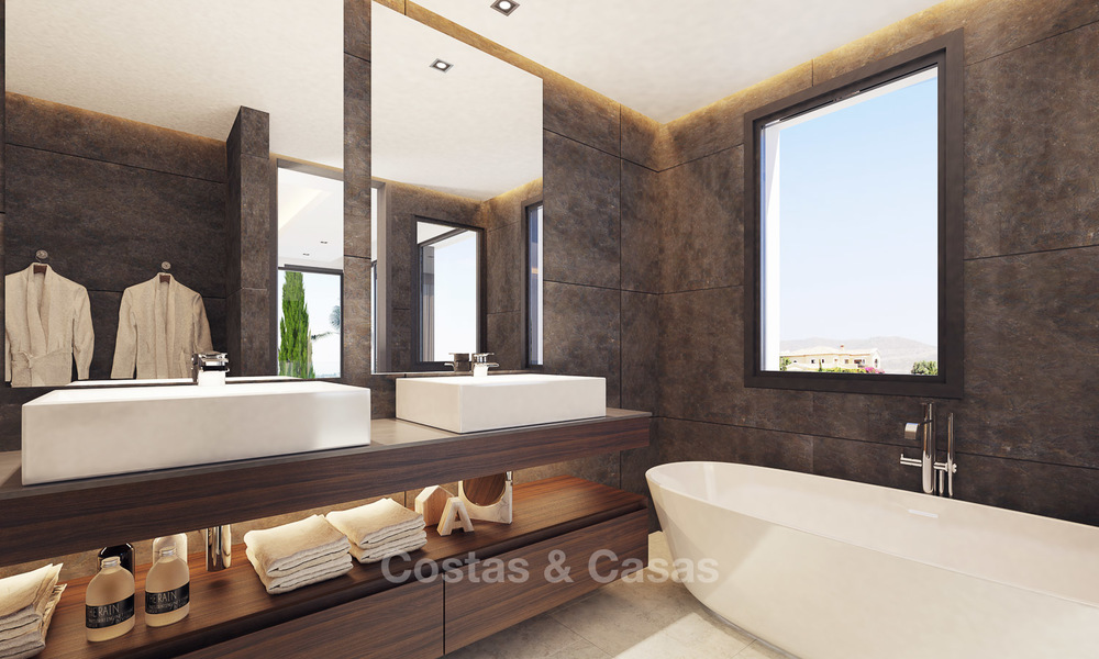 Exquise villa contemporaine de luxe avec vue magnifique à vendre, prête à déménager à Benahavis, Marbella 8317