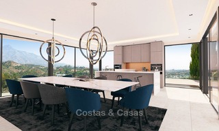Exquise villa contemporaine de luxe avec vue magnifique à vendre, prête à déménager à Benahavis, Marbella 8319 