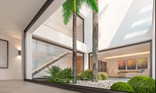 A vendre! Attrayante villa de luxe très design, dans une station de golf, avec vue imprenable sur la mer, prête à emménager - Benahavis, Marbella 8470 
