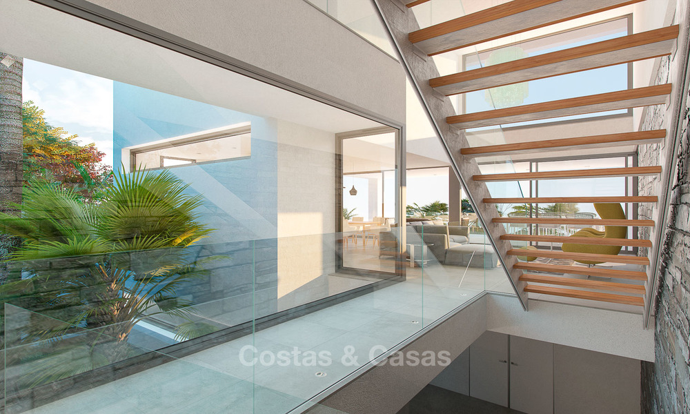 Belle villa de style contemporain situé dans un complexe de golf à vendre avec vue imprenable sur mer, Benahavis, Marbella 8475