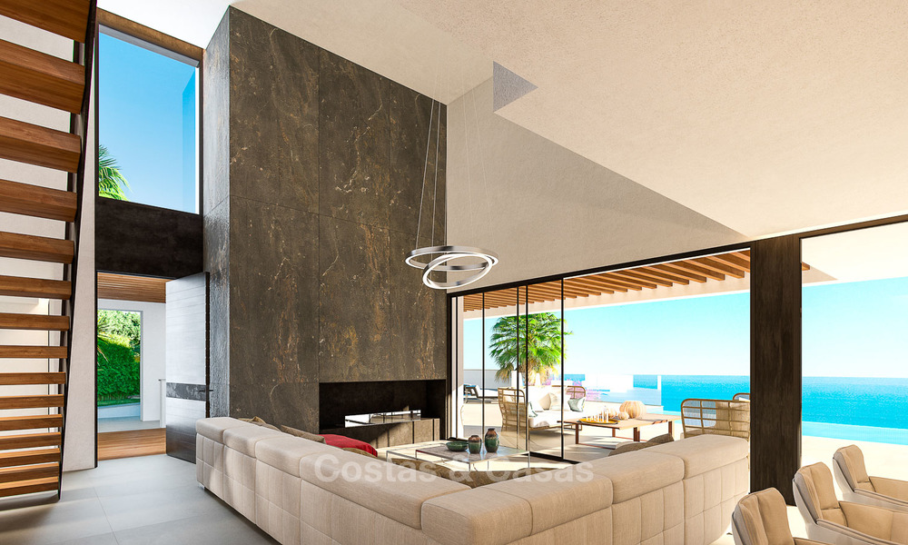 Golf villa à vendre, moderne et très design, avec vue imprenable sur la mer - Benahavis, Marbella 8481