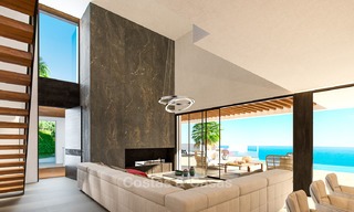 Golf villa à vendre, moderne et très design, avec vue imprenable sur la mer - Benahavis, Marbella 8481 