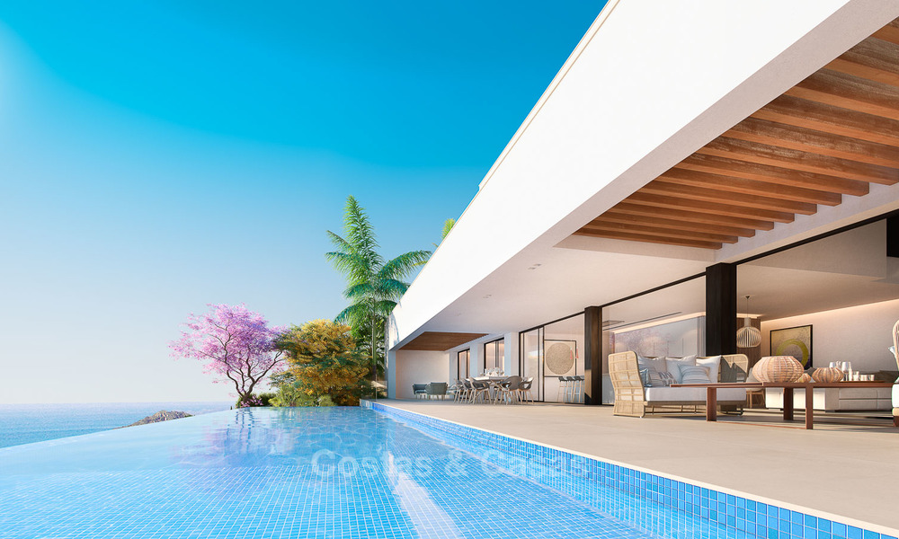 Golf villa à vendre, moderne et très design, avec vue imprenable sur la mer - Benahavis, Marbella 8483