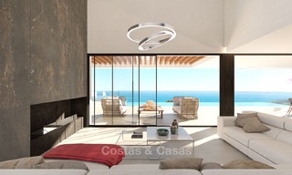 Golf villa à vendre, moderne et très design, avec vue imprenable sur la mer - Benahavis, Marbella 8484 