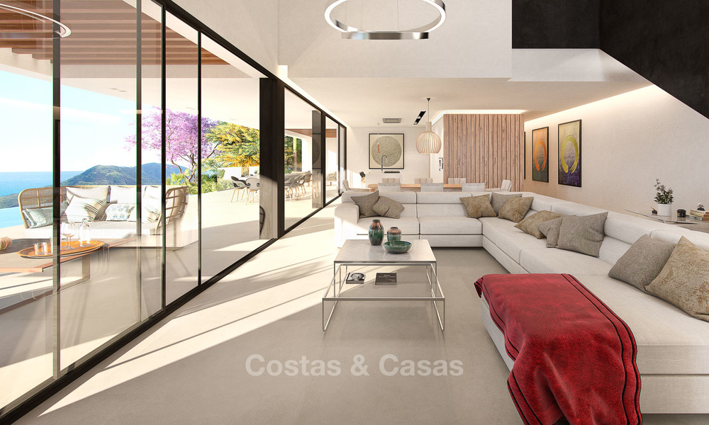 Golf villa à vendre, moderne et très design, avec vue imprenable sur la mer - Benahavis, Marbella 8485