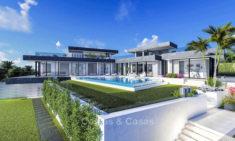 Majestueuse villa de design innovante avec vue spectaculaire sur la mer à vendre - Benahavis, Marbella 8502