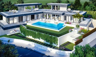 Majestueuse villa de design innovante avec vue spectaculaire sur la mer à vendre - Benahavis, Marbella 8503 