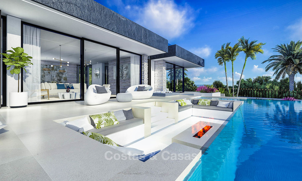 Majestueuse villa de design innovante avec vue spectaculaire sur la mer à vendre - Benahavis, Marbella 8505
