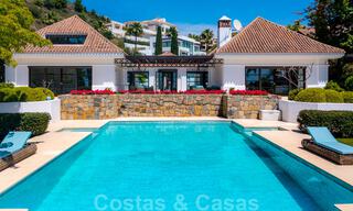 Somptueuse villa de luxe de style traditionnel avec de magnifiques vues sur la mer à vendre, Benahavis - Marbella 37106 